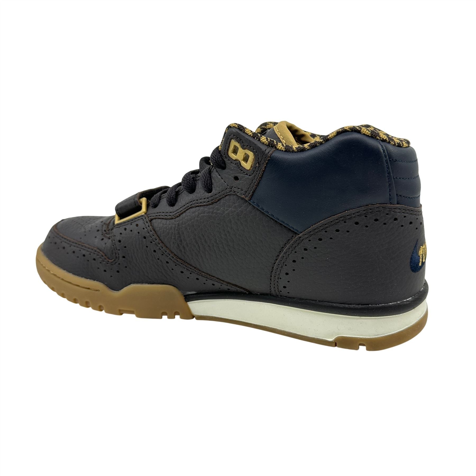 Nike Air Trainer 1 Mid PRM QS Brown Dark Obsidian Mens Athletic Brogue Sneaker