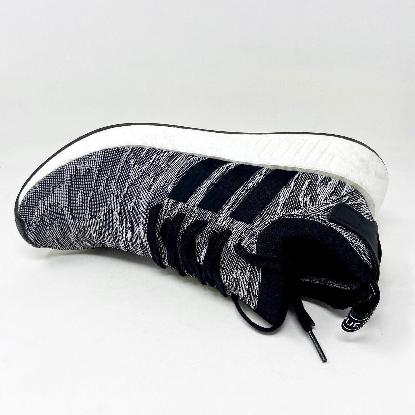 Adidas NMD R2 PK Primeknit Black White Future Harvest Mens Sneakers BY9409