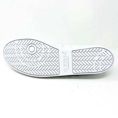 K Swiss Gallen III  Triple White Silver Mens Size 14 Casual Sneakers 01977133