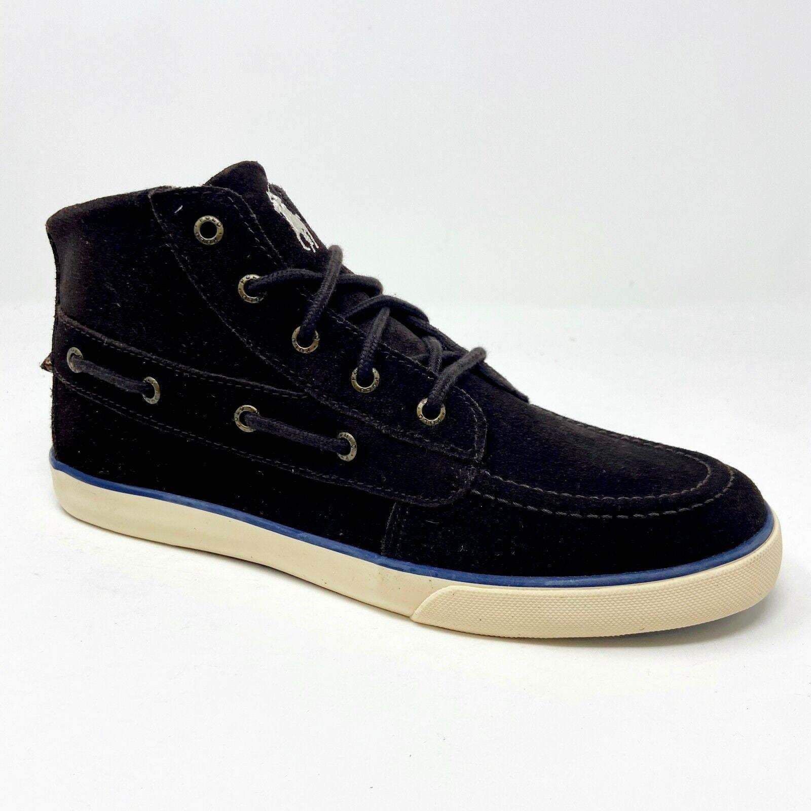 Polo Ralph Lauren Coast Mid Chocolate Brown Kids Casual Shoes 91342