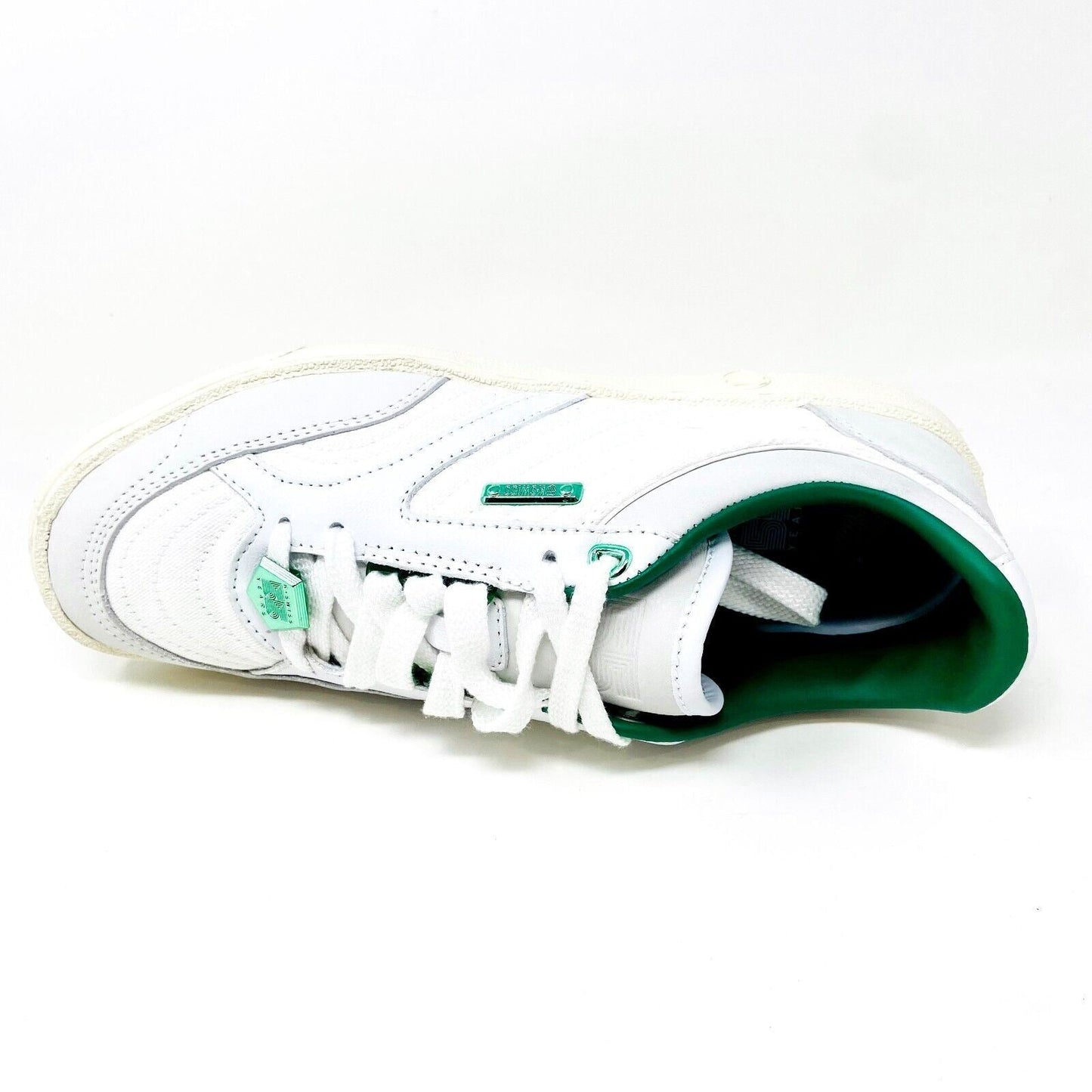 K-Swiss Ambassador 55th Anniv White Green Womens Size 9 Sneakers 97128 131