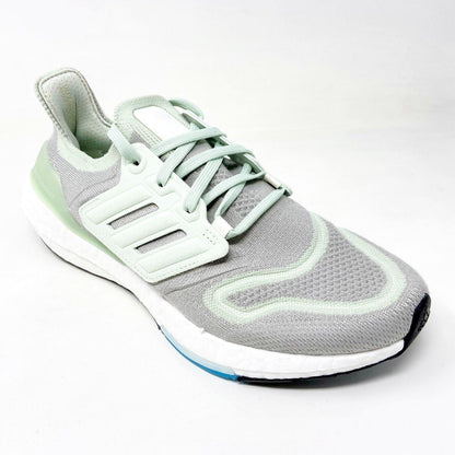 Adidas UltraBoost 22 Grey Green Off White Womens Running Shoes GY7285