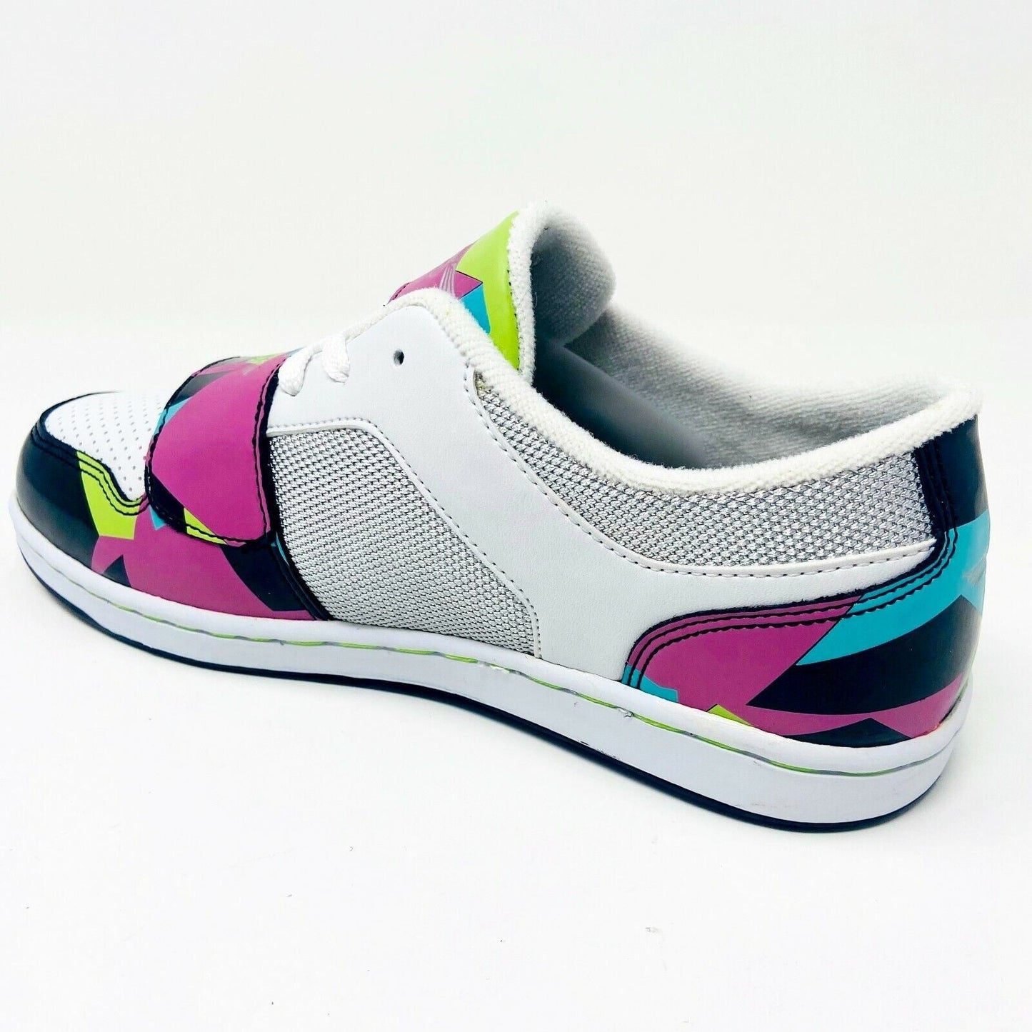 Creative Recreation Cesario Lo Neon Black White Silver Youth Kids Sneakers