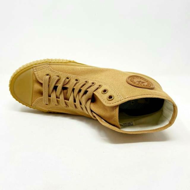 PF Flyer Center Hi Tan Brown Womens Retro Casual Shoes PM11OH2L