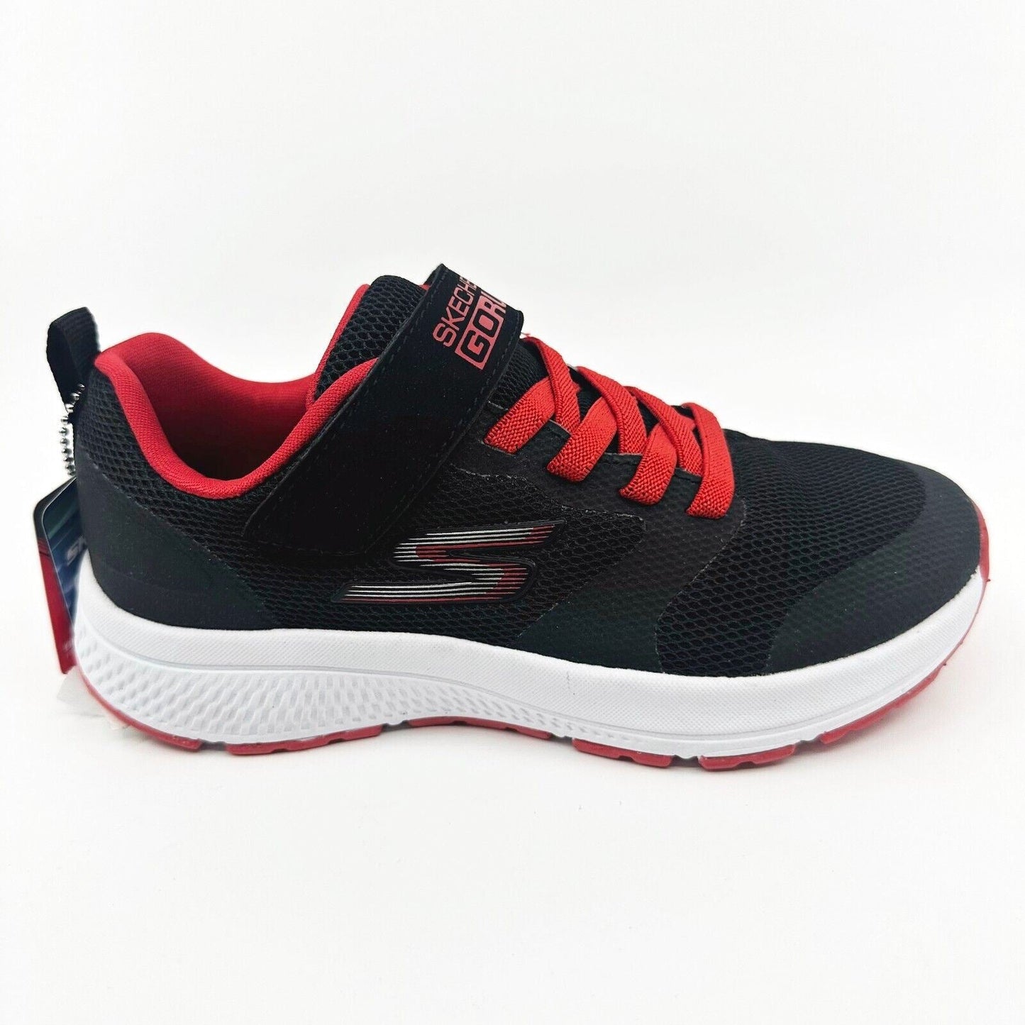 Skechers Go Run Consistent Sonic Break Black Red Kids Sneakers