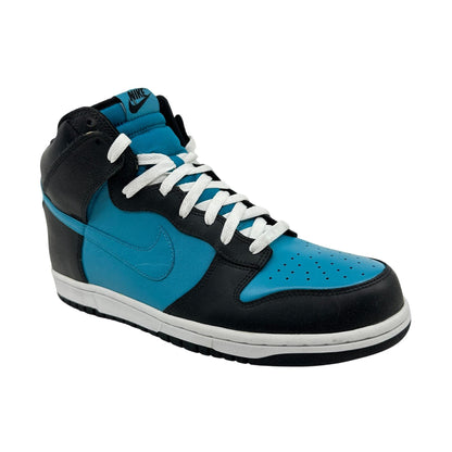 Nike Dunk High Black Glass Blue White Mens Athletic Sneaker