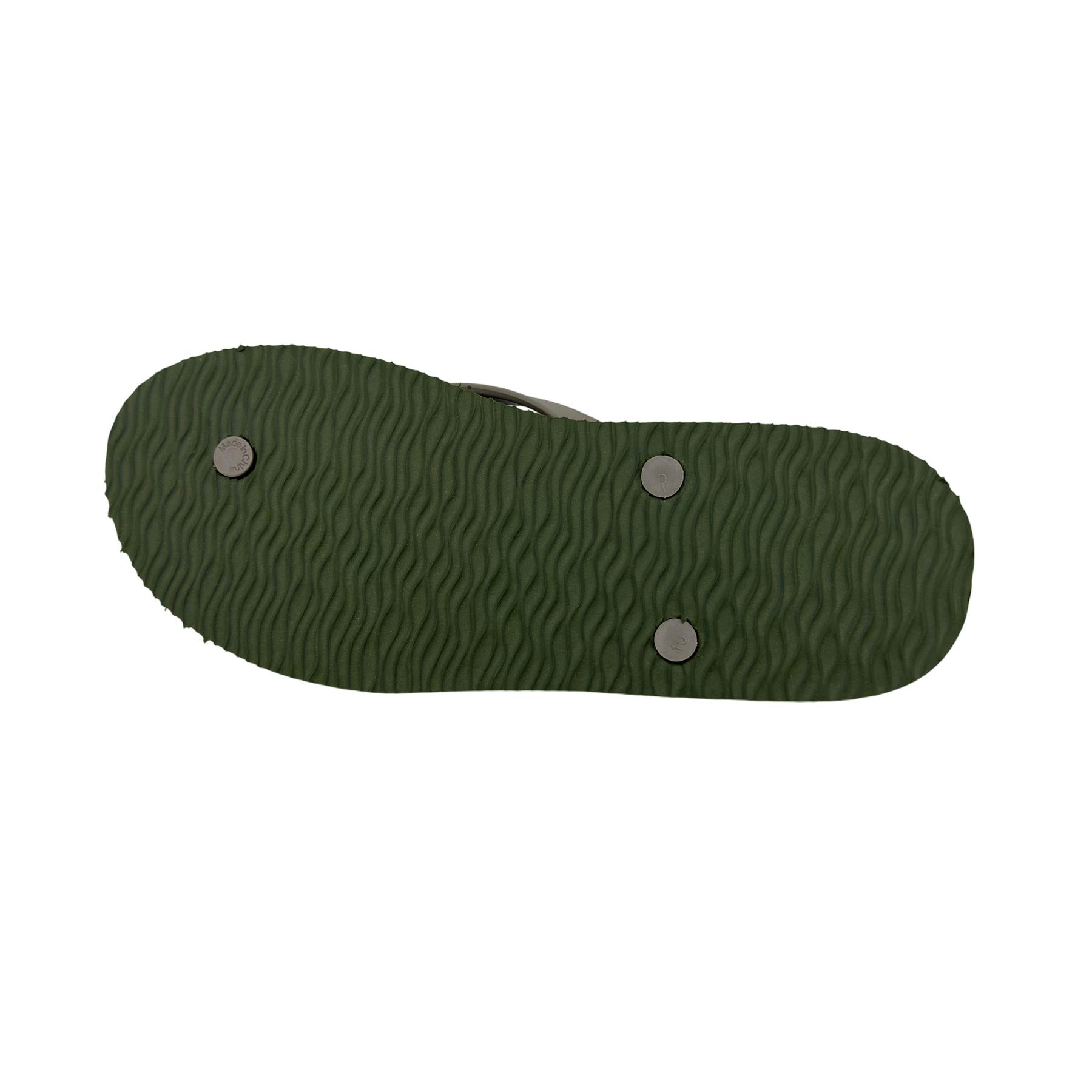Hurley Logo Olive Khaki Mens Sandal Pool Beach Flip Flop