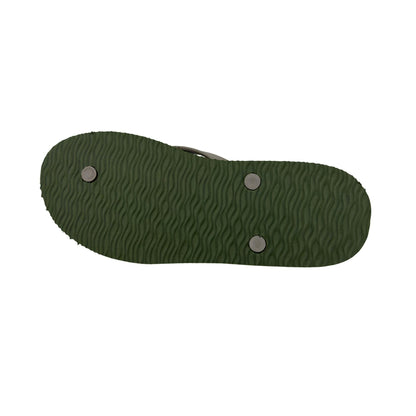 Hurley Logo Olive Khaki Mens Sandal Pool Beach Flip Flop