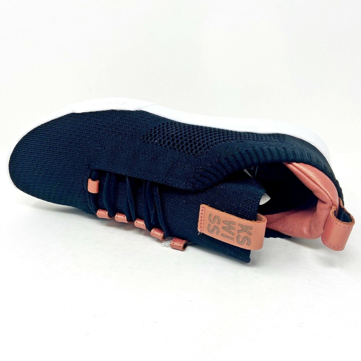 K-Swiss Gen K Icon Knit Black Ginger Spice Womens Shoe Sneakers 95578 040