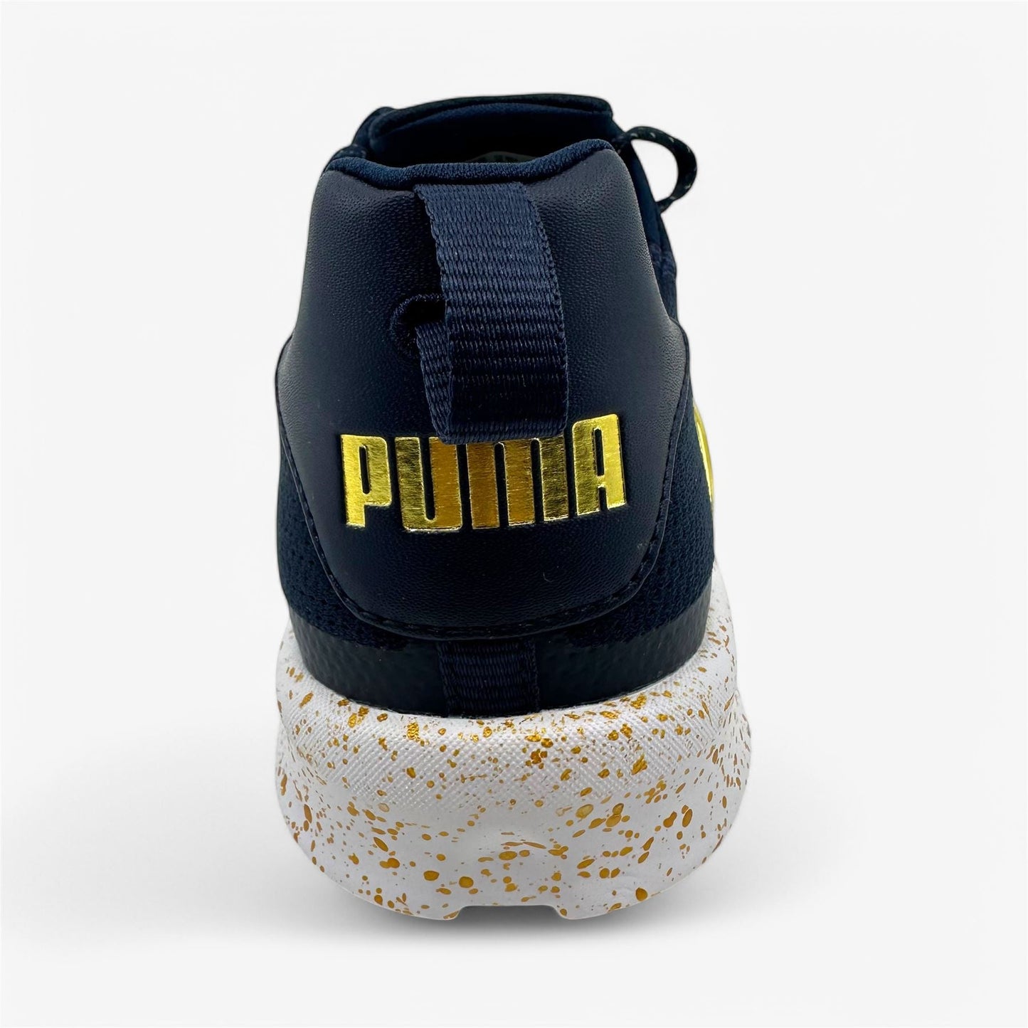 PUMA x PTC Laguna Fusion Navy Blazer Team Gold Womens Spikeless Golf Shoes