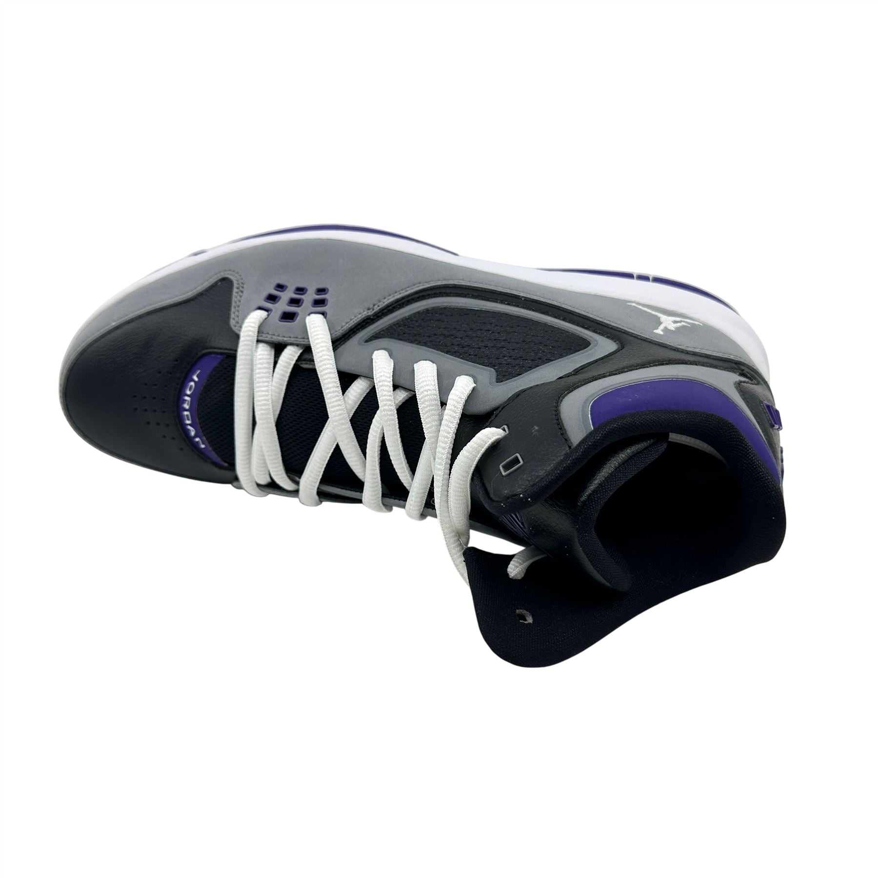 Jordan Flight 23 RST Black White Grey Purple Mens Athletic Sneaker