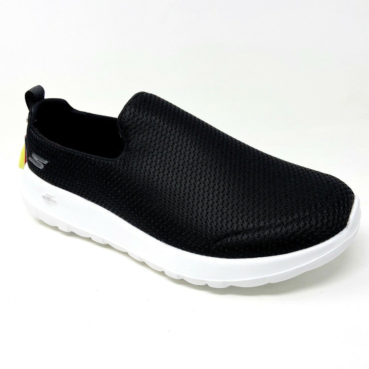 Skechers Go Walk Max Black White Mens Extra Wide Width Casual Shoes