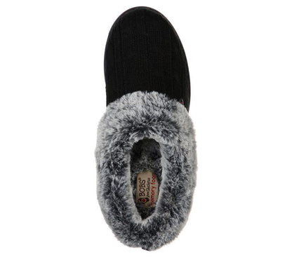 Womens Wide Fit Skechers Keepsakes Ice Angel Mule Slippers - Exclusive