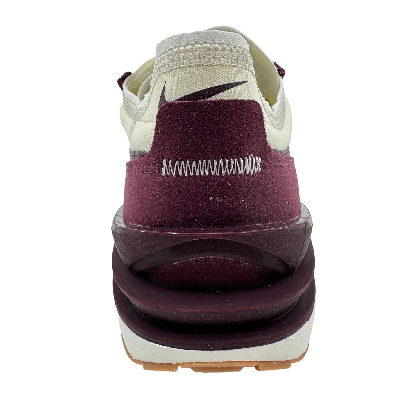 Nike Waffle One SE Coconut Milk Night Maroon Mens Athletic Sneaker