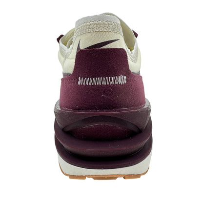 Nike Waffle One SE Coconut Milk Night Maroon Mens Athletic Sneaker