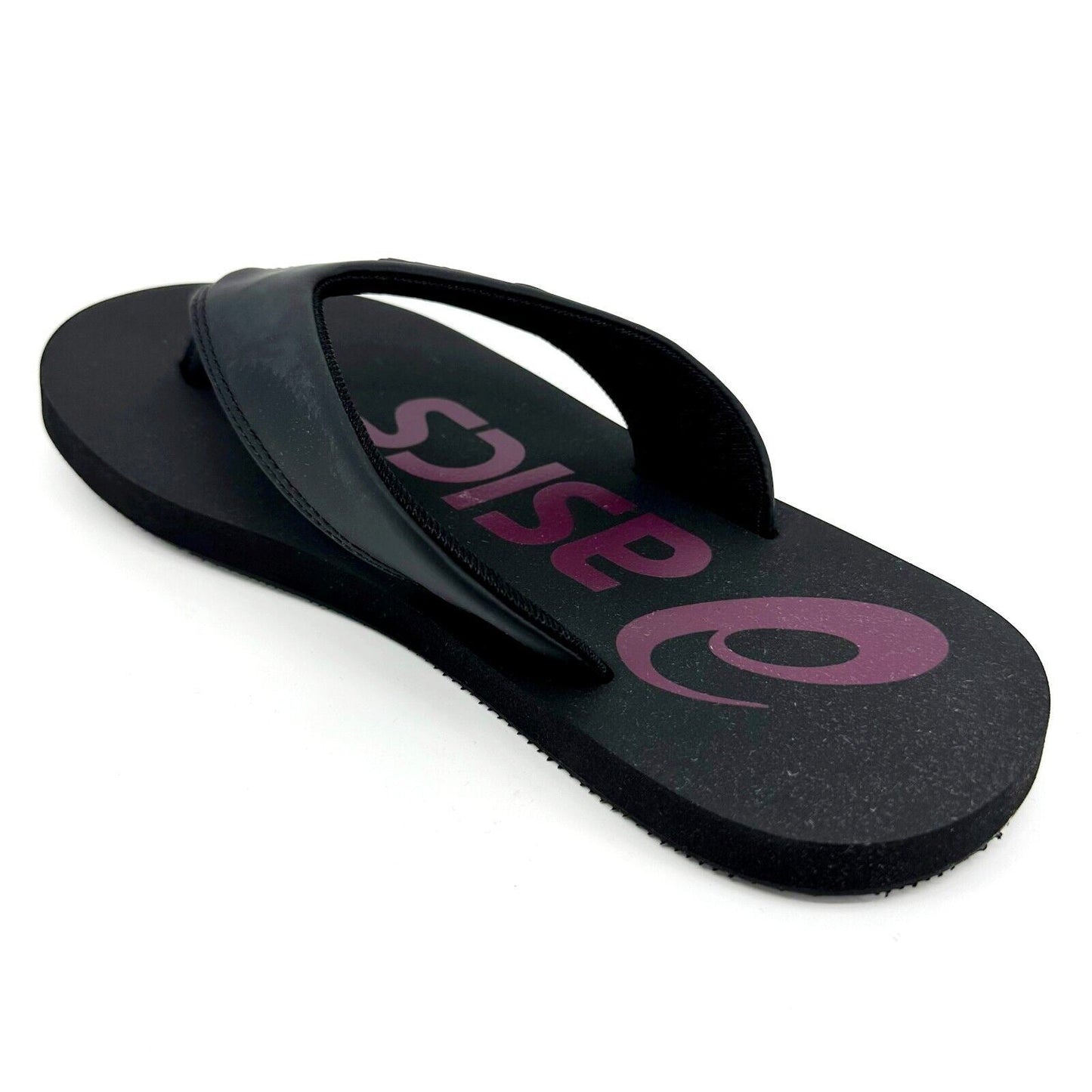 Asics Zorian BM Black Roselle Mens Size 12 Flip Flop Thongs Sandal 1173A009 001