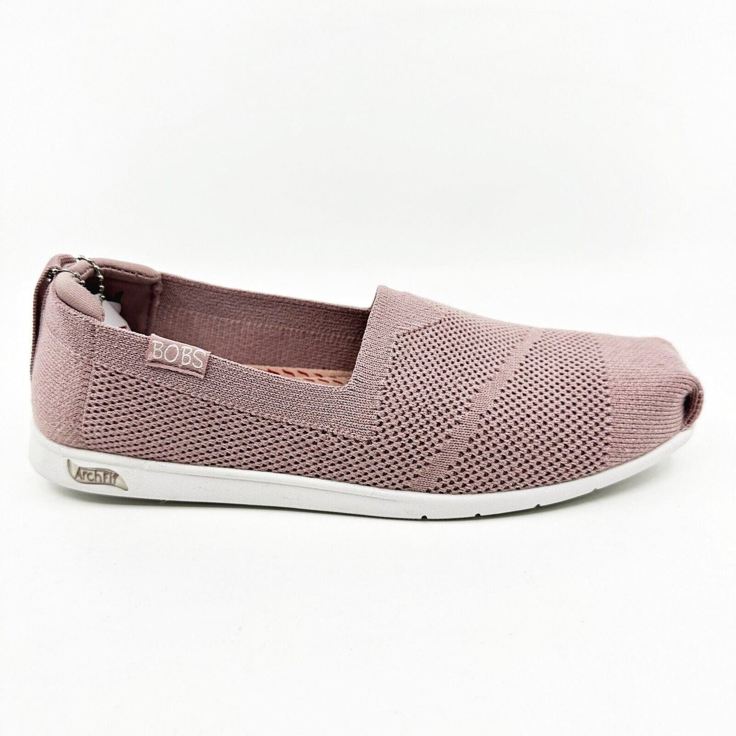 Skechers Arch Fit Plush Breeze Babe Mauve Womens Size 6 Slip On Shoes