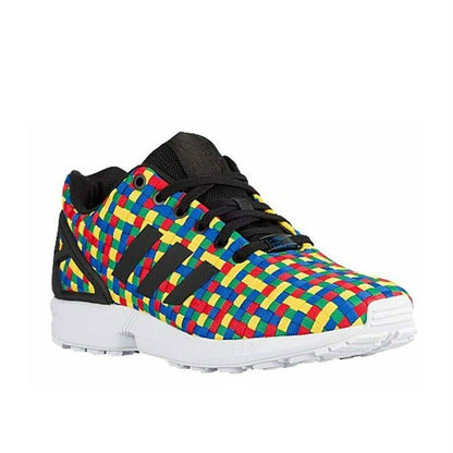 Adidas Originals ZX Flux Multicolor Weave Mens Size 9 Lifestyle Trainers S78345