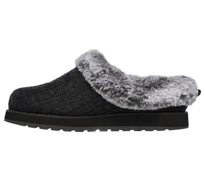 Womens Wide Fit Skechers Keepsakes Ice Angel Mule Slippers - Exclusive