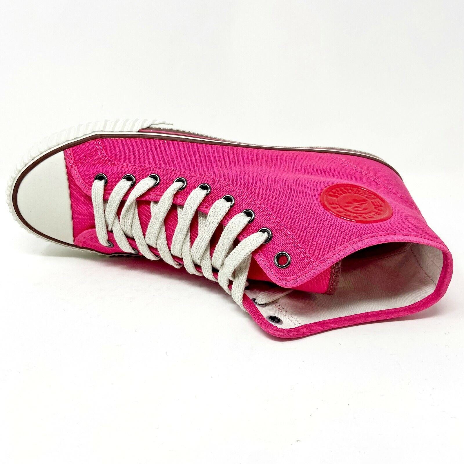 PF Flyer Center Hi Raspberry Pink White Mens Retro Shoe Sneakers PM11OH2I