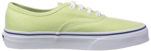 VANS Authentic Lime Green True White Womens Classic Casual Shoes