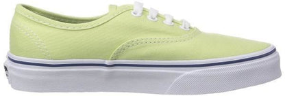 VANS Authentic Lime Green True White Womens Classic Casual Shoes