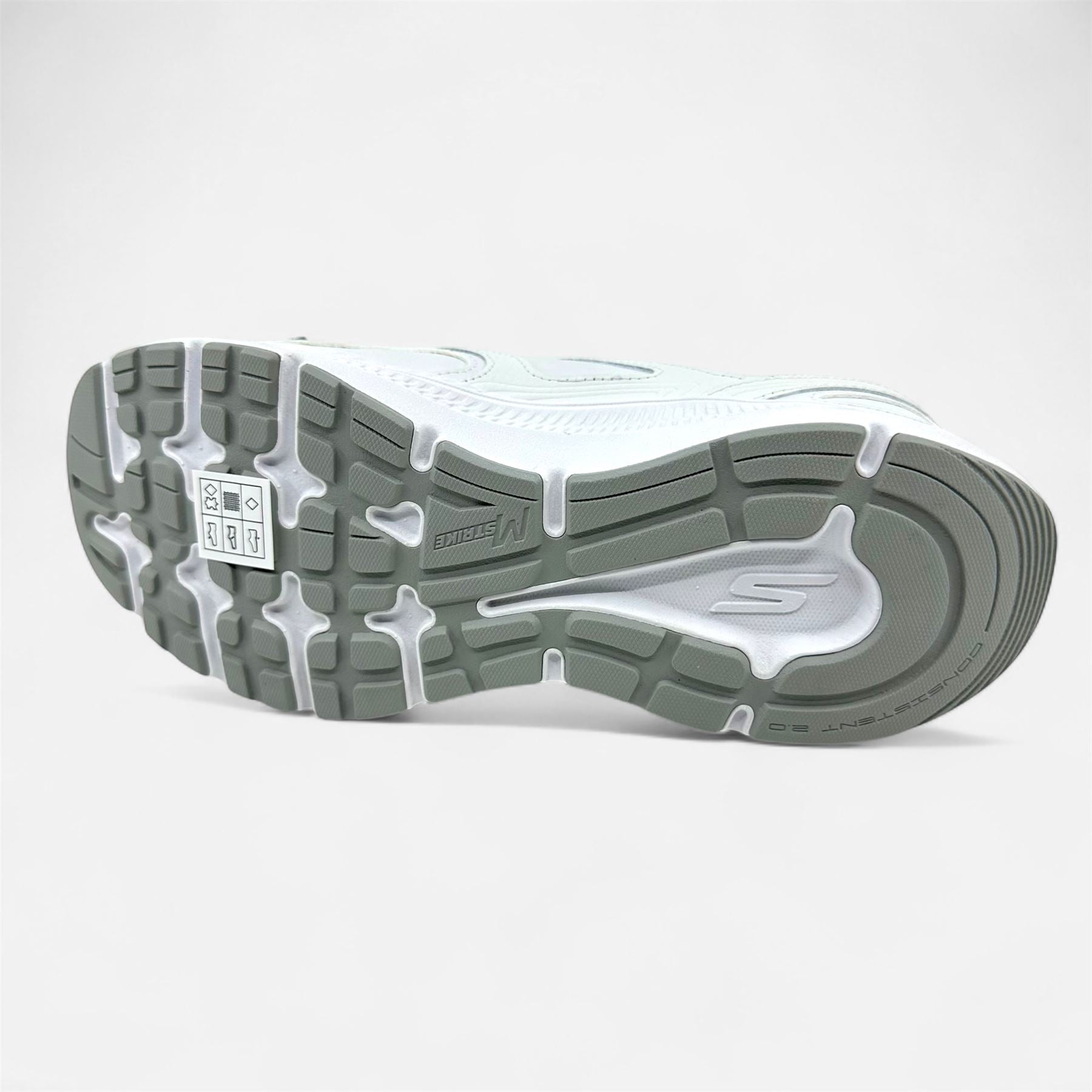 Skechers Go Run Consistent 2.0 Sumpter Trail White Womens Athletic Sneaker