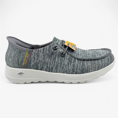 Skechers Go Walk Joy Iris Gray Womens Athletic Sneaker