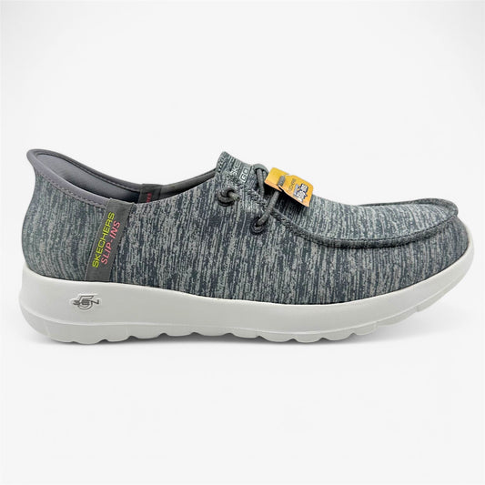 Skechers Go Walk Joy Iris Gray Womens Athletic Sneaker