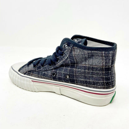 PF Flyers Center Hi Reis Grey White Kids Retro Casual Sneakers PK11OH4D
