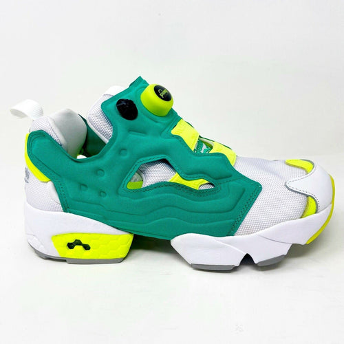 Reebok Instapump Fury OG MU White Emerald Green Mens Basketball Sneakers FP2571