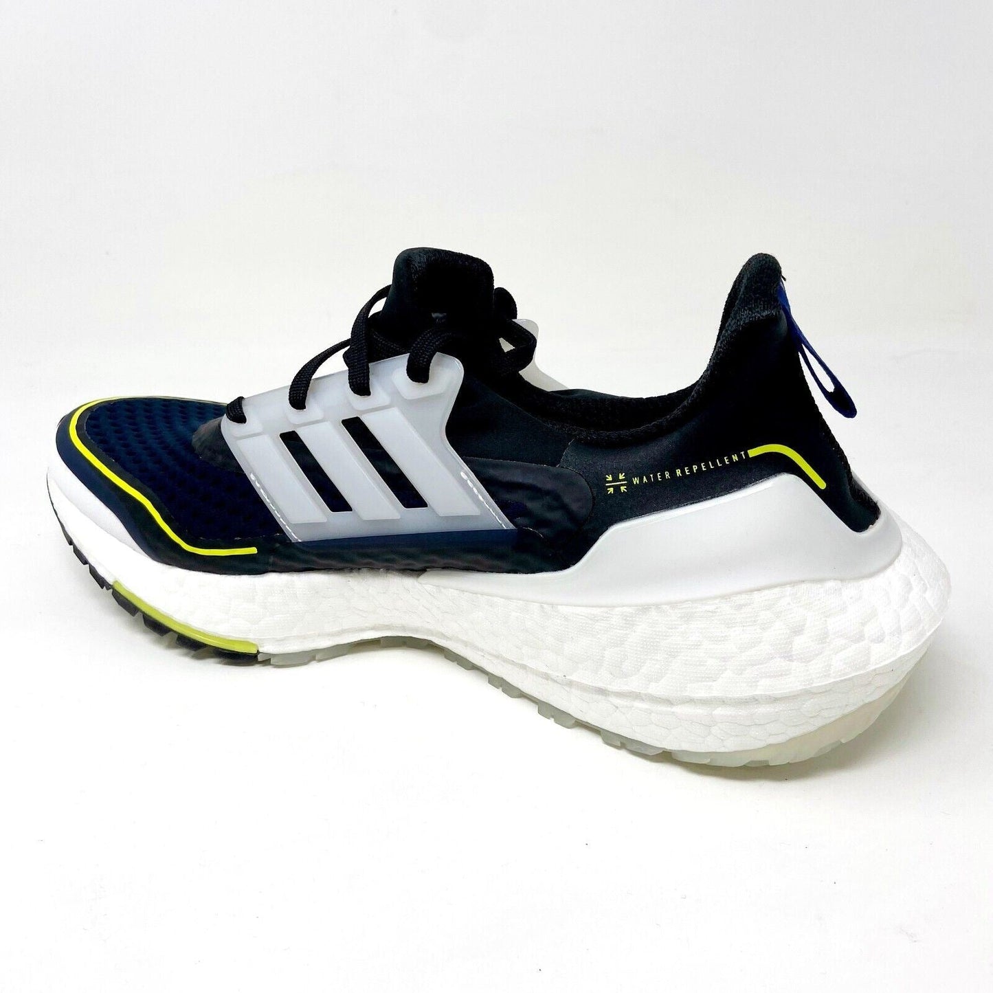 Adidas Ultraboost 21 COLD.RDY Navy Yellow White Mens Running Sneakers S23893