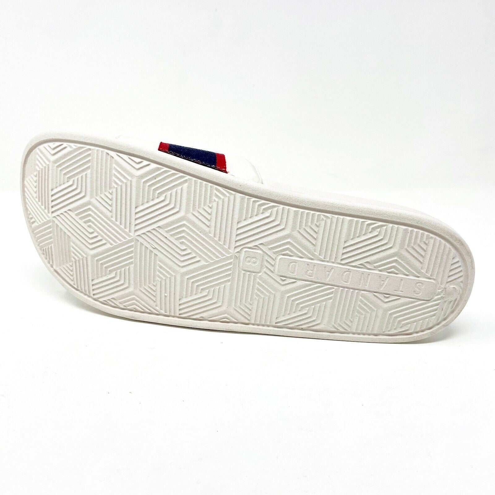 STNDRD Standard Los Angeles Monaco Tan Blue Red Mens Slide Sandals