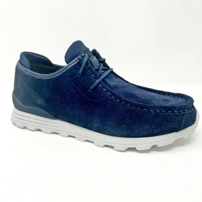Clae Hopper Navy Suede Mens Low Top Casual Sneakers