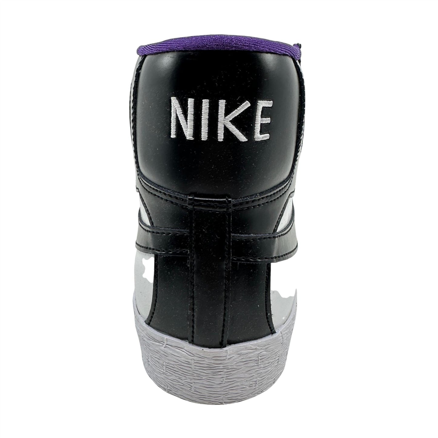 Nike Blazer High White Black Purple Mens Athletic Sneaker