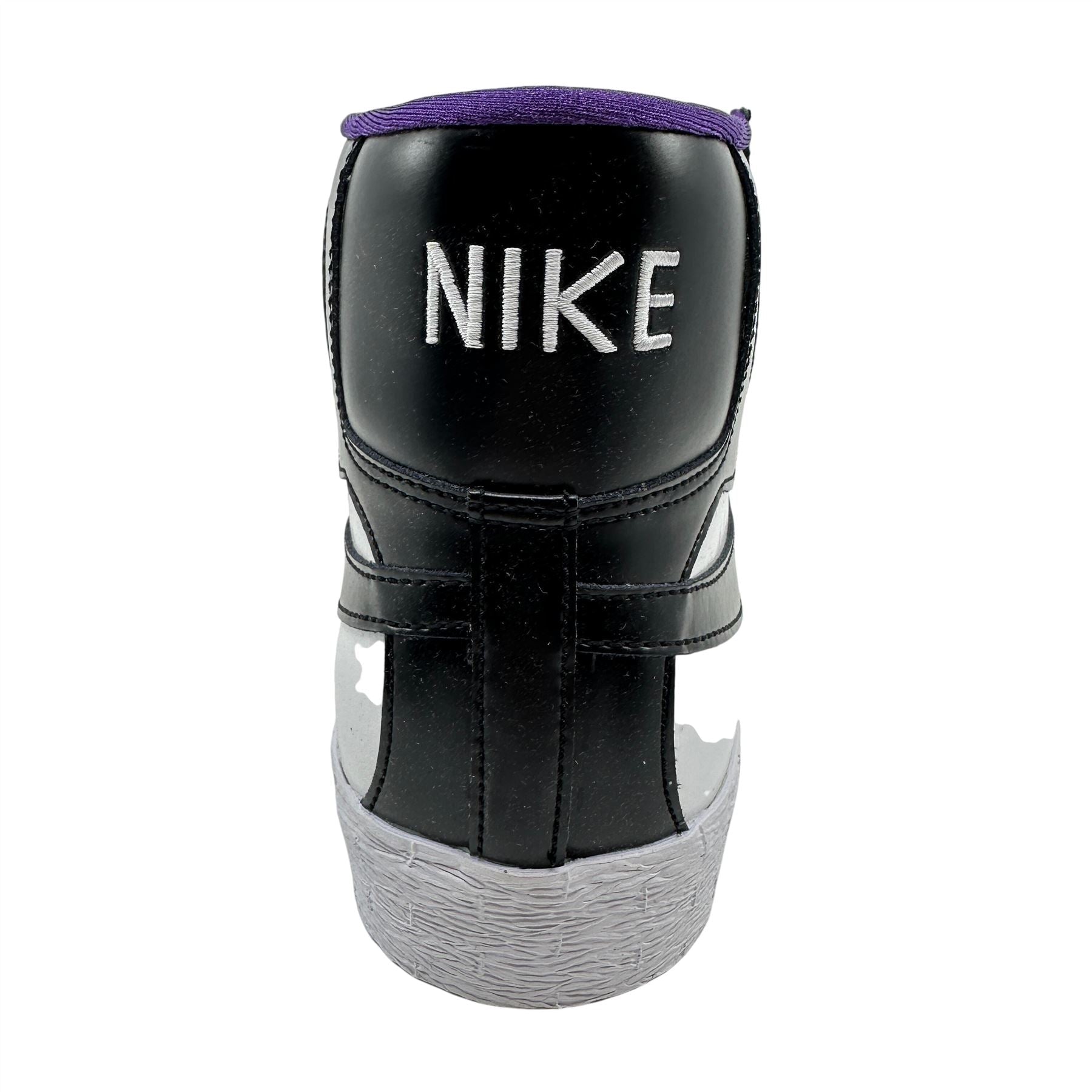 Nike Blazer High White Black Purple Mens Athletic Sneaker