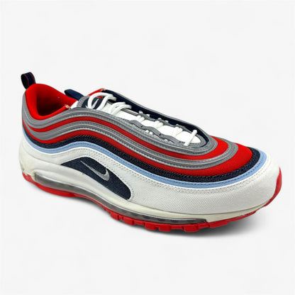 Nike Air Max 97 Chile Red Metallic Silver Mens Size 13 Athletic Sneaker
