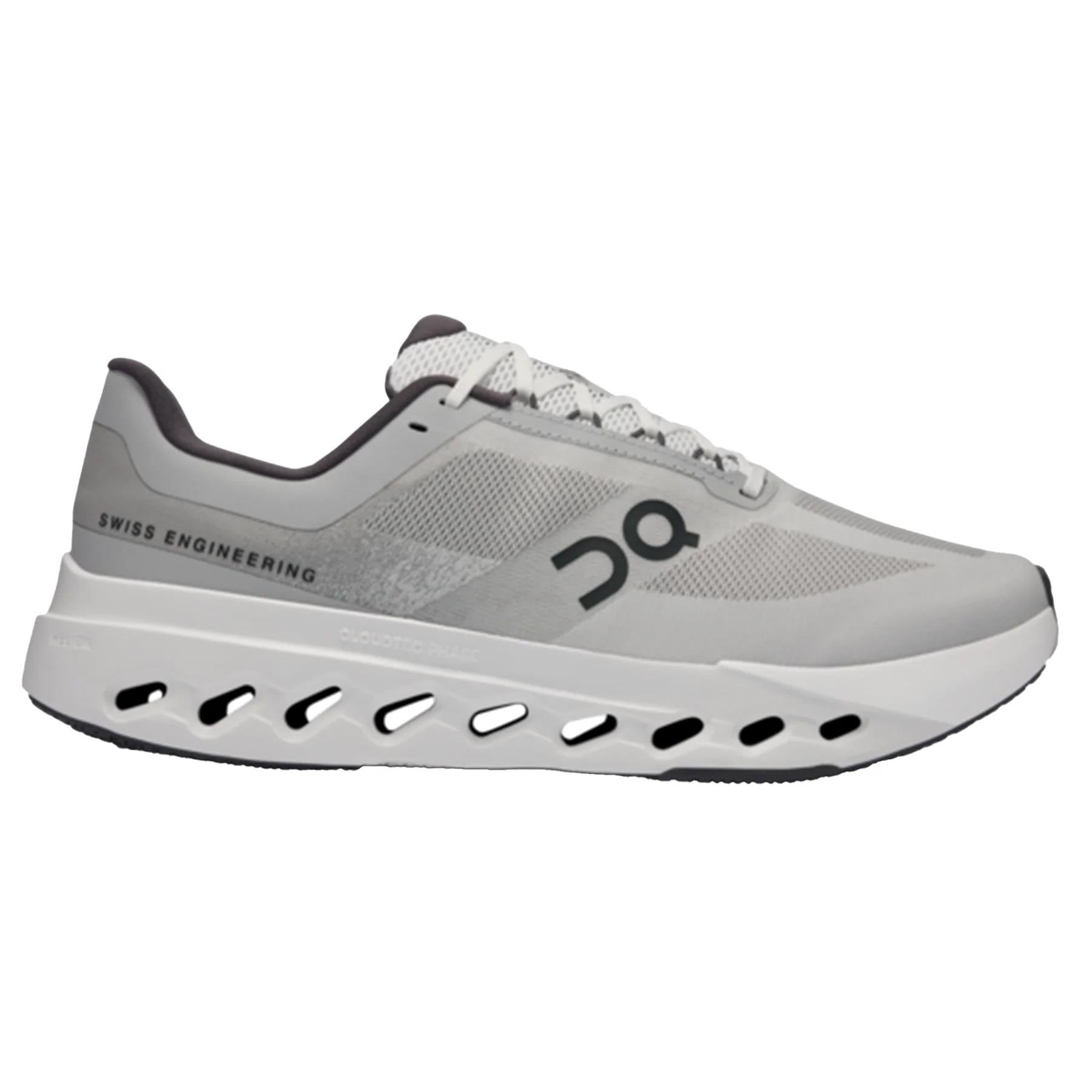 Women's Wide Fit On Cloudsurfer Next Wide Training Shoes - Glacier/White