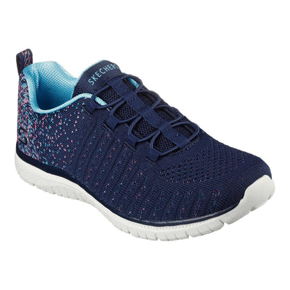 Women's Wide Fit Skechers 104411 Virtue Slip On Shoes