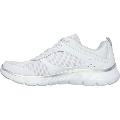 Womens Wide Fit Skechers 150202 Flex Appeal 5.0 Fresh Touch Trainers