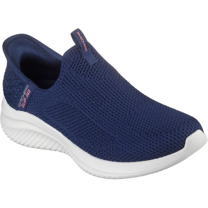 Women's Wide Fit Skechers 150450 Slip-ins Ultra Flex 3.0 Easy Win Trainers