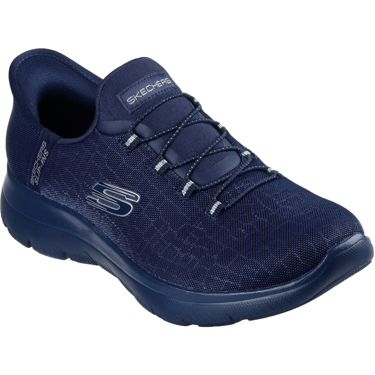 Women's Wide Fit Skechers 150128 Slip-ins Summits Classy Night Trainers