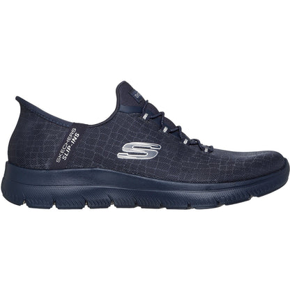 Women's Wide Fit Skechers 150128 Slip-ins Summits Classy Night Trainers