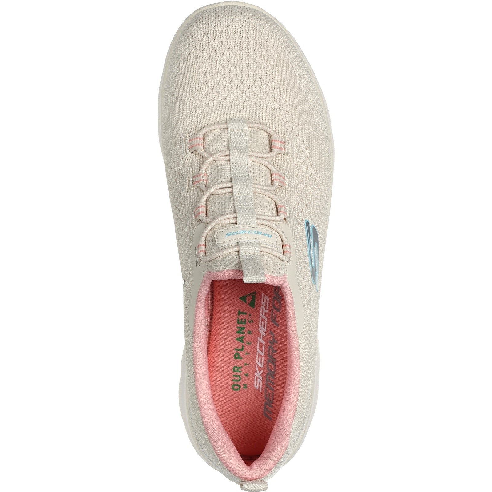 Women's Wide Fit Skechers 150120 Summits New Nature Trainers