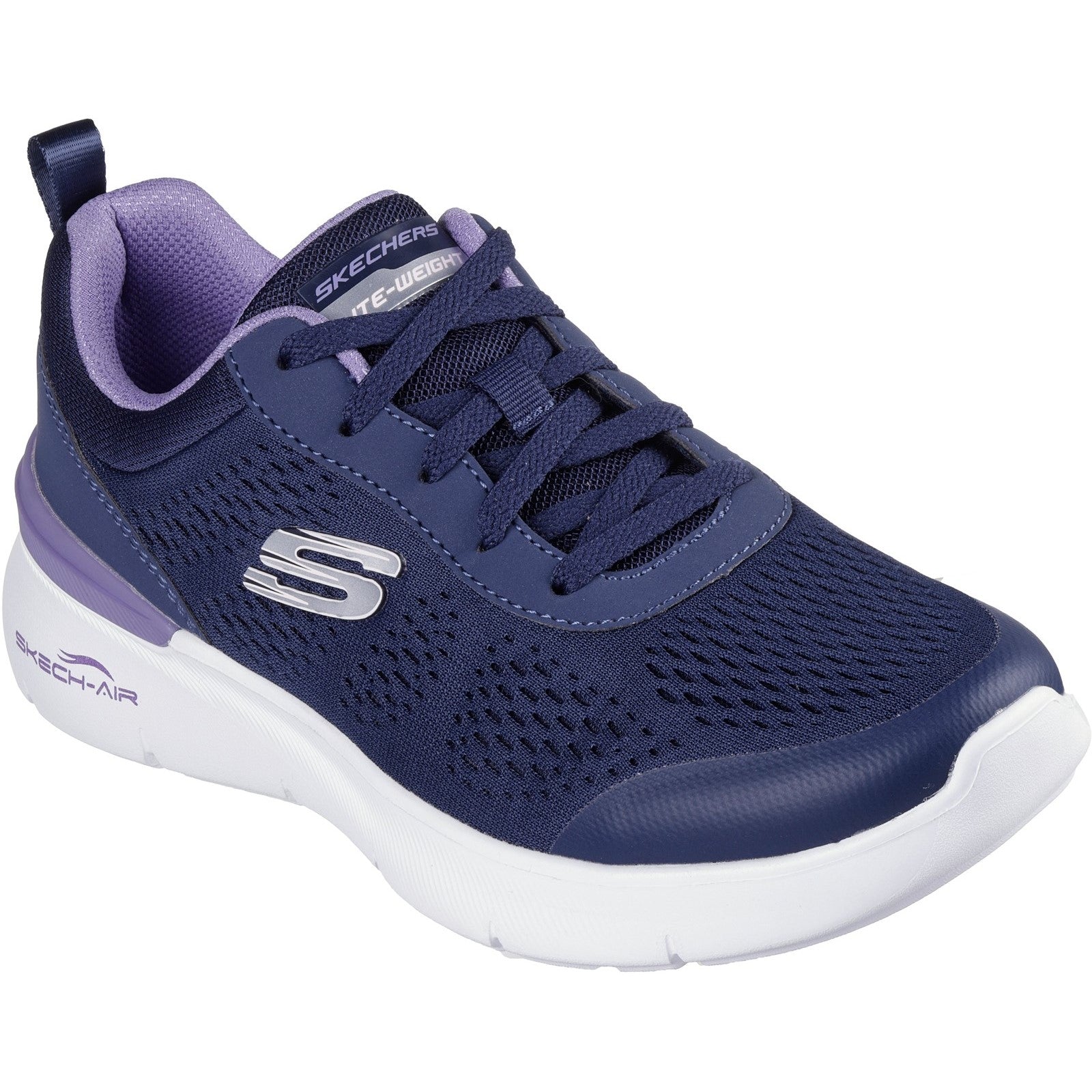 Women's Wide Fit Skechers 150370 Skech-air Dynamight 2.0 New Heights Trainers