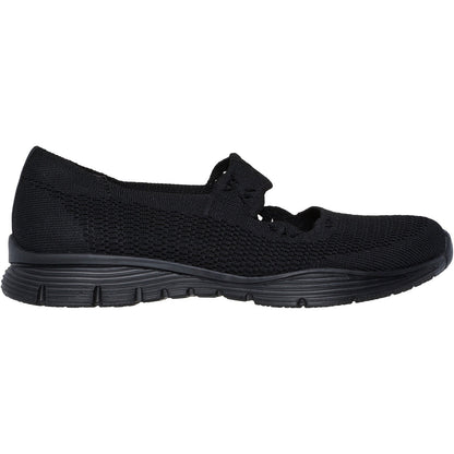 Women's Wide Fit Skechers 159078 Seager Cute N' Coy Shoes