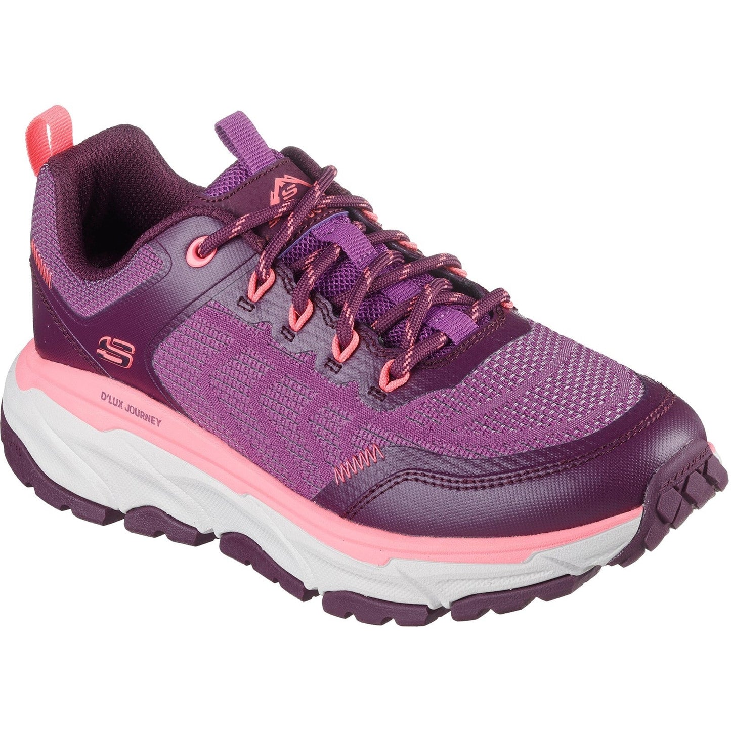 Women's Relaxed Fit Skechers 180167 D'lux Journey Marigold Trainers