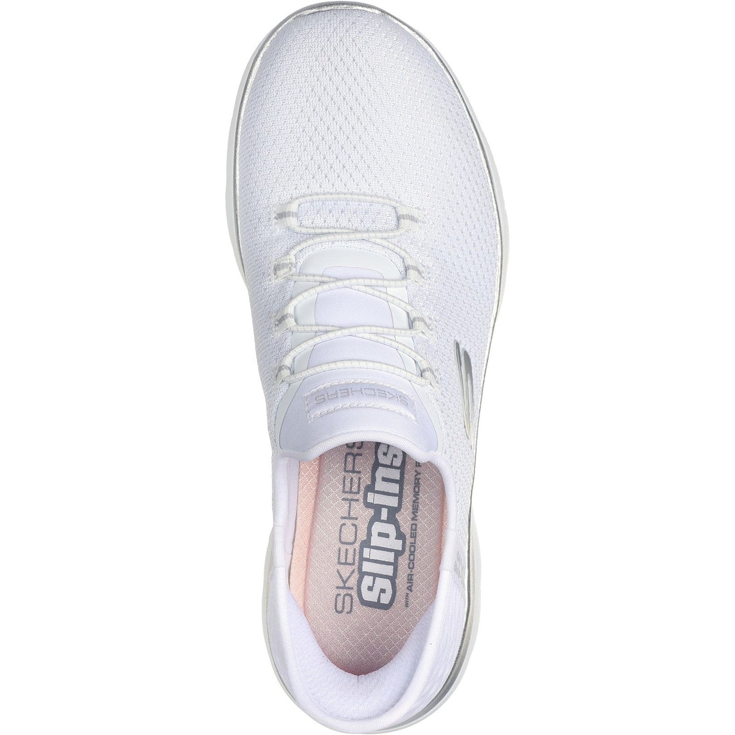 Women's Wide Fit Skechers 150123 Slip-ins Summits Diamond Dream Trainer