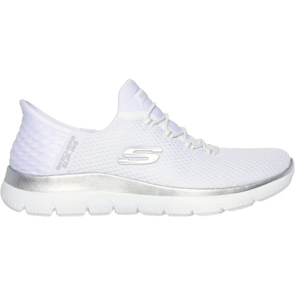 Women's Wide Fit Skechers 150123 Slip-ins Summits Diamond Dream Trainer