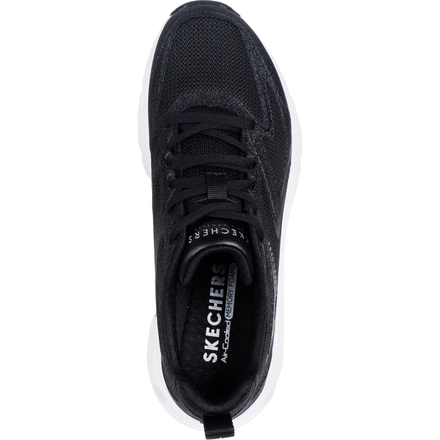 Women's Wide Fit Skechers 177411 Tres-Air Uno Glit Airy Trainers